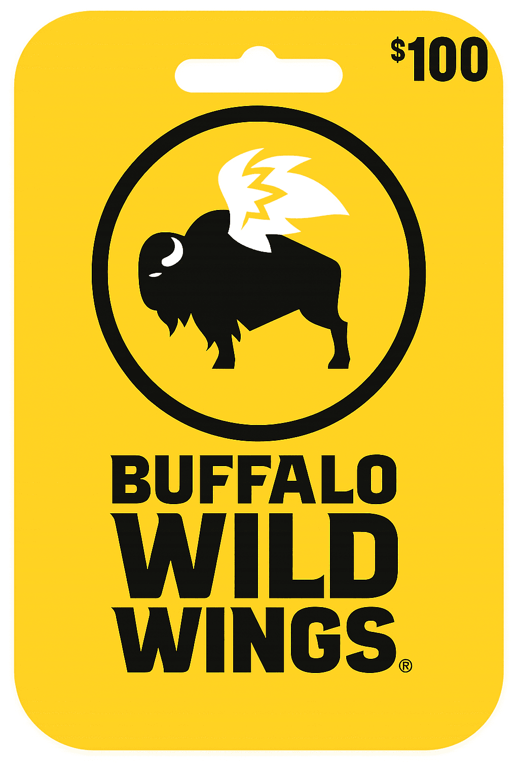 $100 Buffalo Wild Wings Gift Card